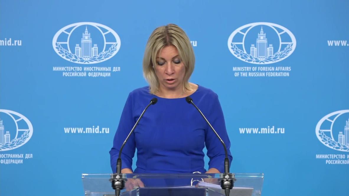 Россия: Никаких доказательств "российского следа" в ситуации с Навальным нет и быть не может – Захарова