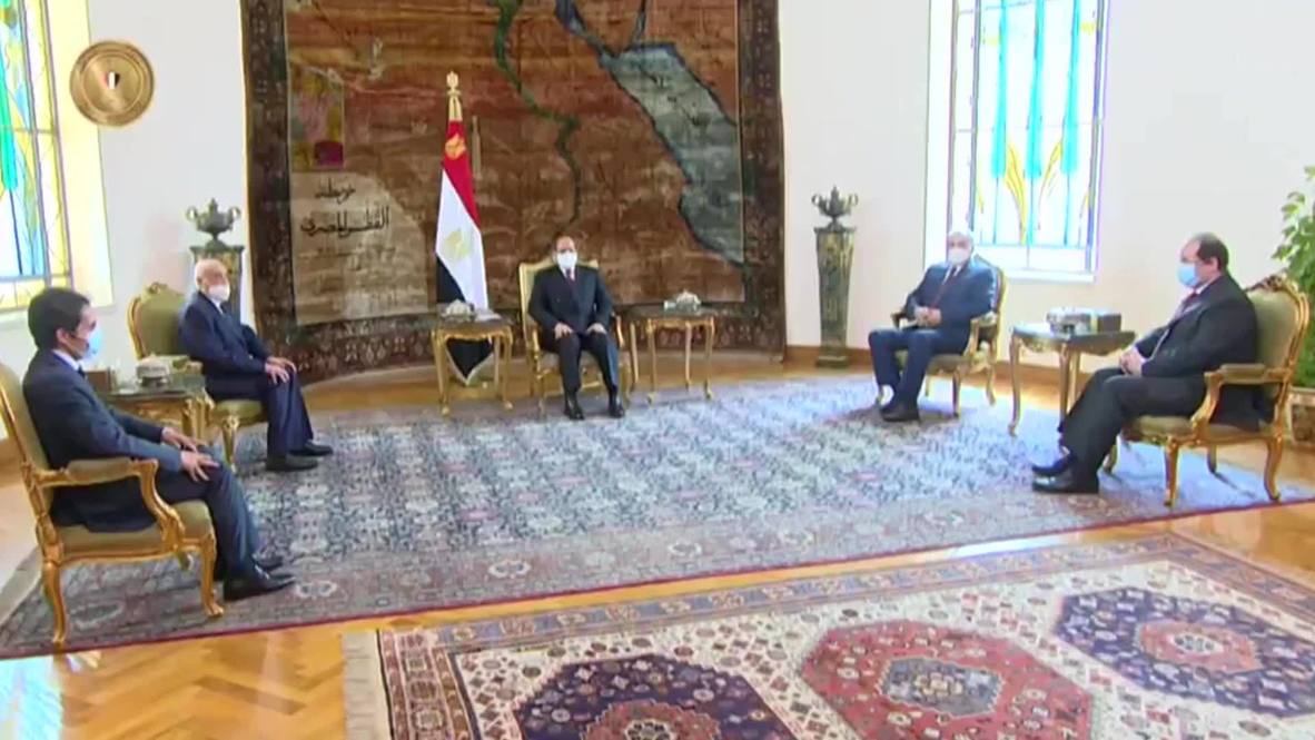 Egypt: Al-Sisi meets with Haftar and Saleh to discuss developments in Libya