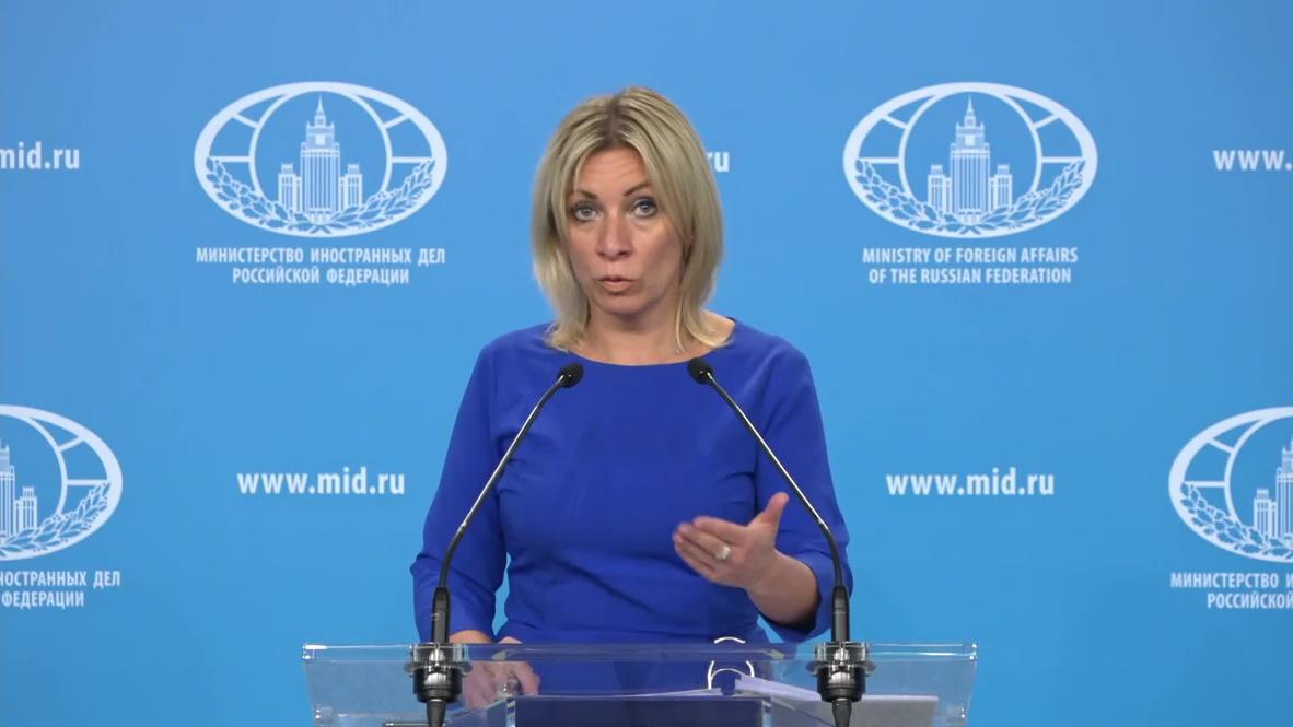 Rusia: No hay evidencia de "participación rusa" en el caso Navalny - portavoz María Zajárova