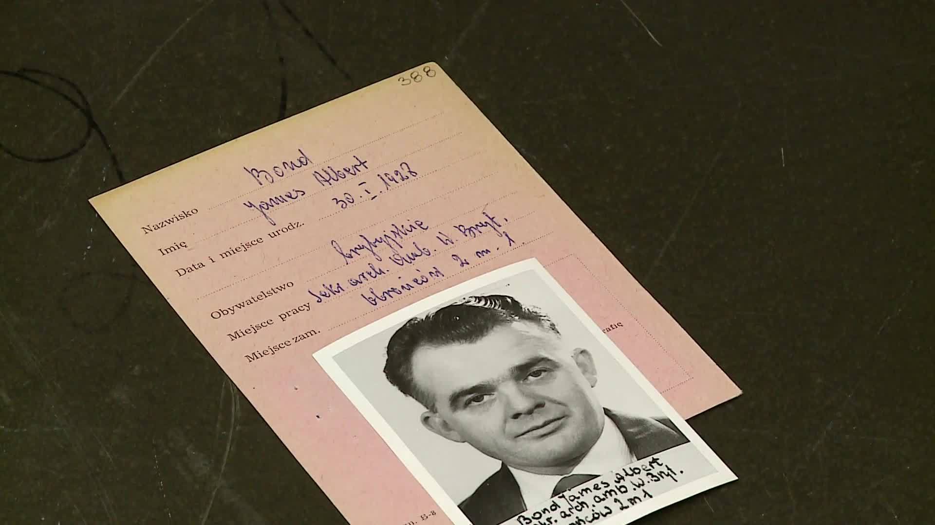 Poland The name's Bond, James Albert Bond cold war spy shares name