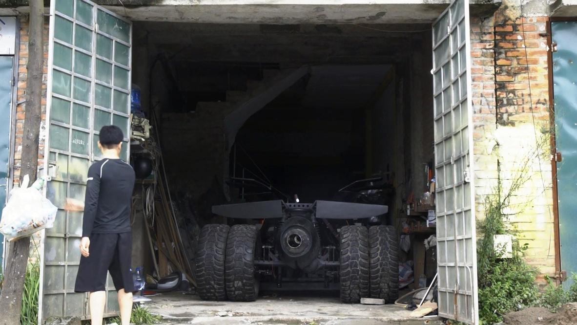 Vietnamese architecture student builds functional Batmobile