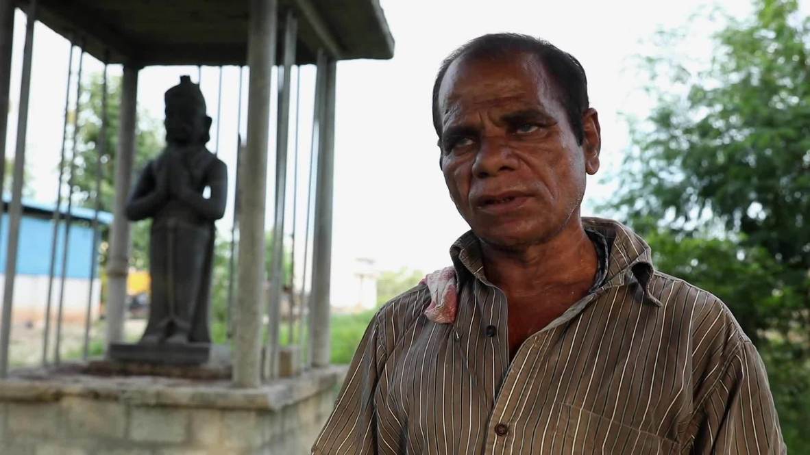 Indian ragpicker erects statue of himself to honour his life journey