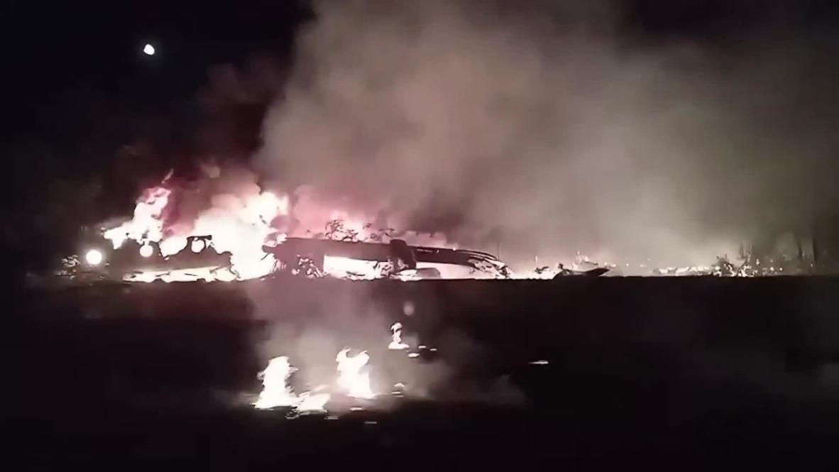 Ucrania: Al menos 20 muertos y dos heridos tras accidente de un avión militar cerca de Járkov