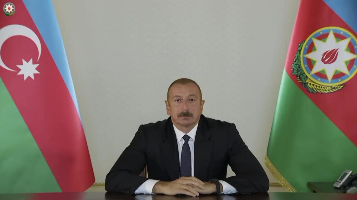 Азербайджан: Президент Алиев обратился к нации после обострения конфликта в Нагорном Карабахе