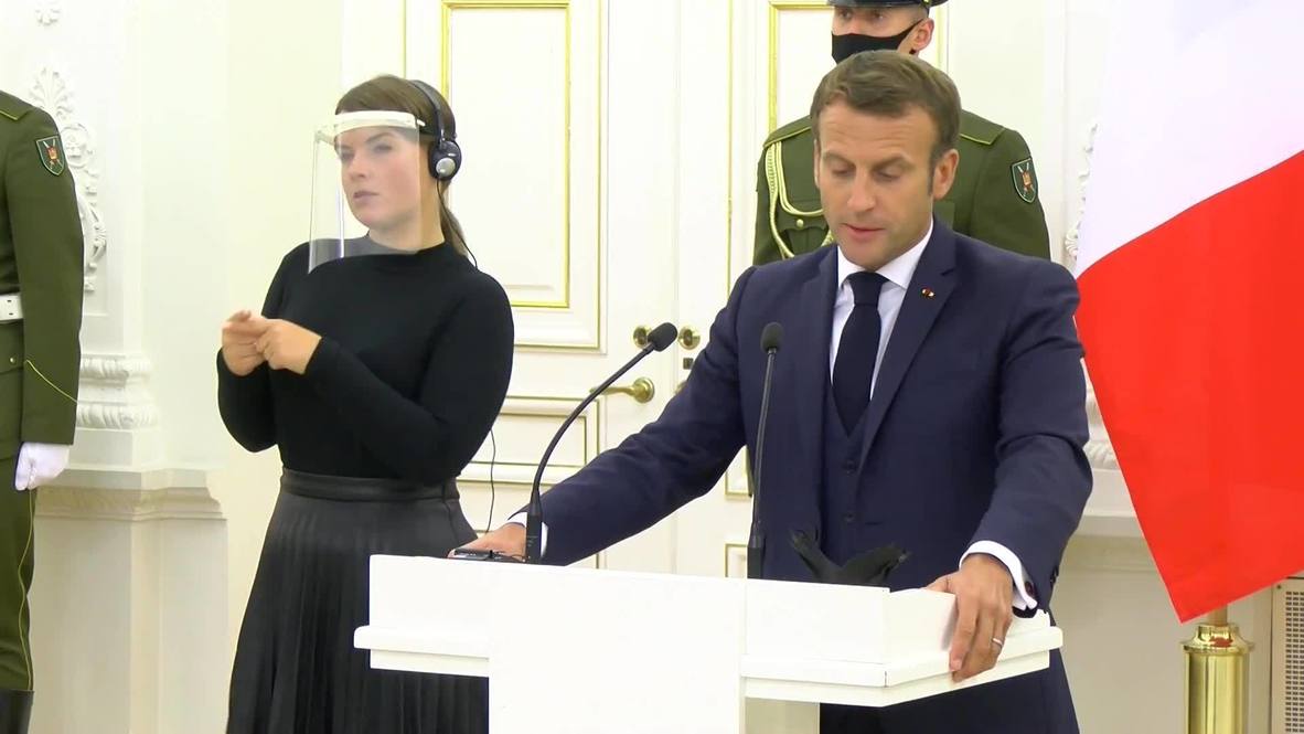 Литва: Макрон сообщил о предстоящей встрече с лидером белорусской оппозиции Тихановской