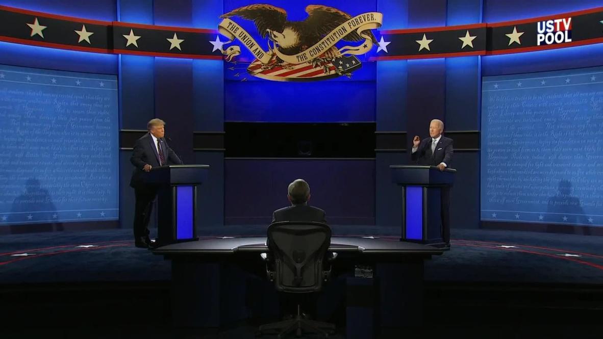 EE.UU.: 'No hay nada inteligente en ti, Joe' - Trump a Biden durante el debate