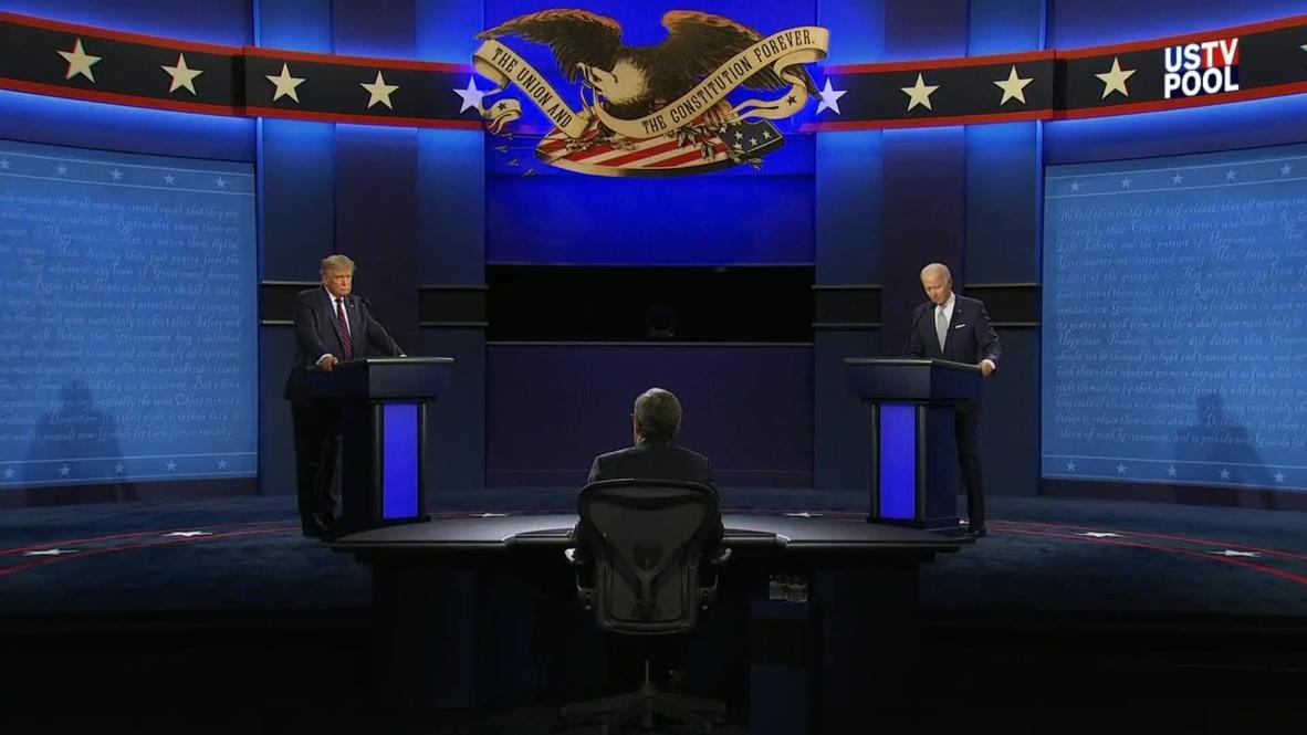 EE.UU.: Trump evita condenar a los grupos supremacistas blancos, Biden lo tacha de 'racista'