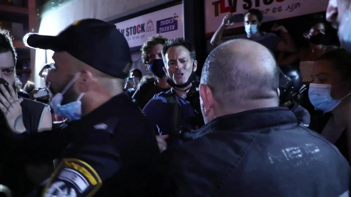 Israel: Several arrested at anti-govt protest in Tel Aviv following rally ban