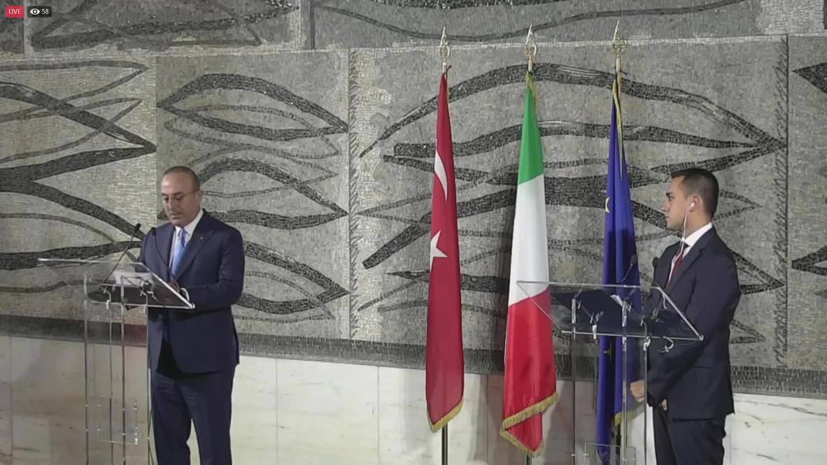 Italy: FM Di Maio calls for 'negotiated resolution' to Nagorno-Karabakh clashes alongside Turkey's Cavusoglu