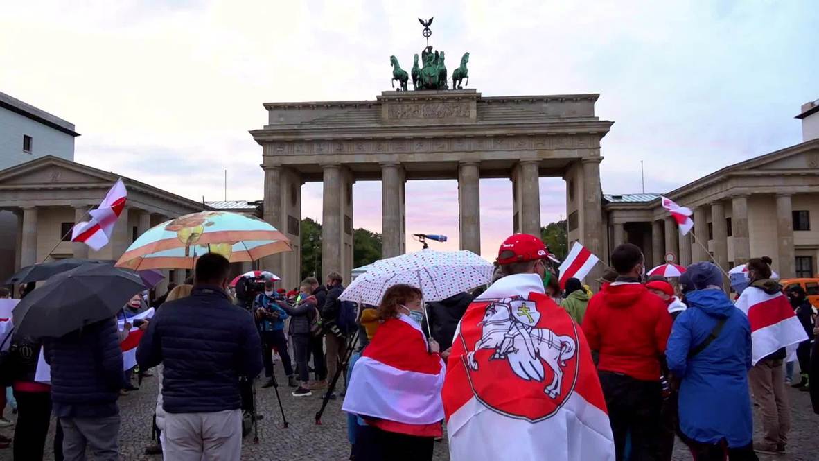 Alemania: Líder de la oposición bielorrusa Svetlana Tikhanovskaya se reúne con sus partidarios