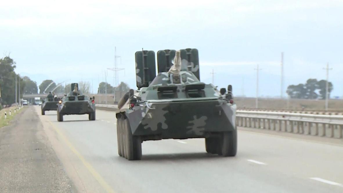 Azerbaijan: Military reinforcements deployed to Terter area