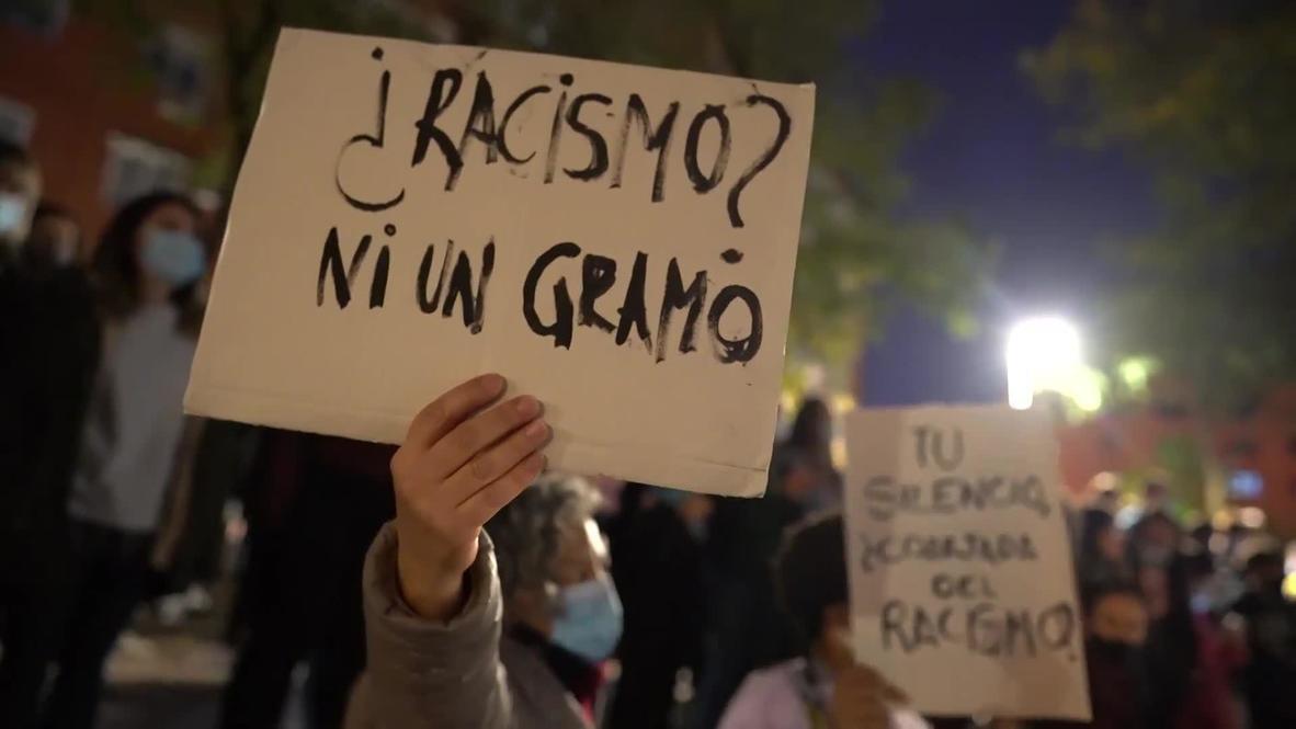Spain: Residents of Madrid's San Blas district protest 'neo-Nazi attacks'