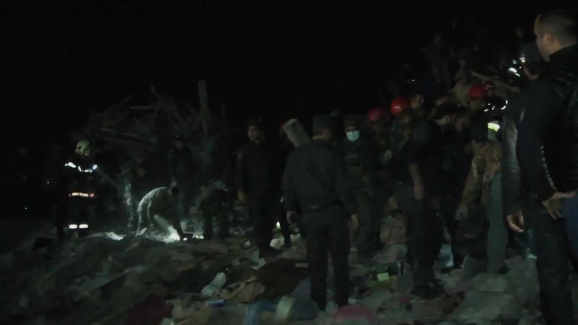 Azerbaijan: Search and rescue efforts underway after shelling in Ganja