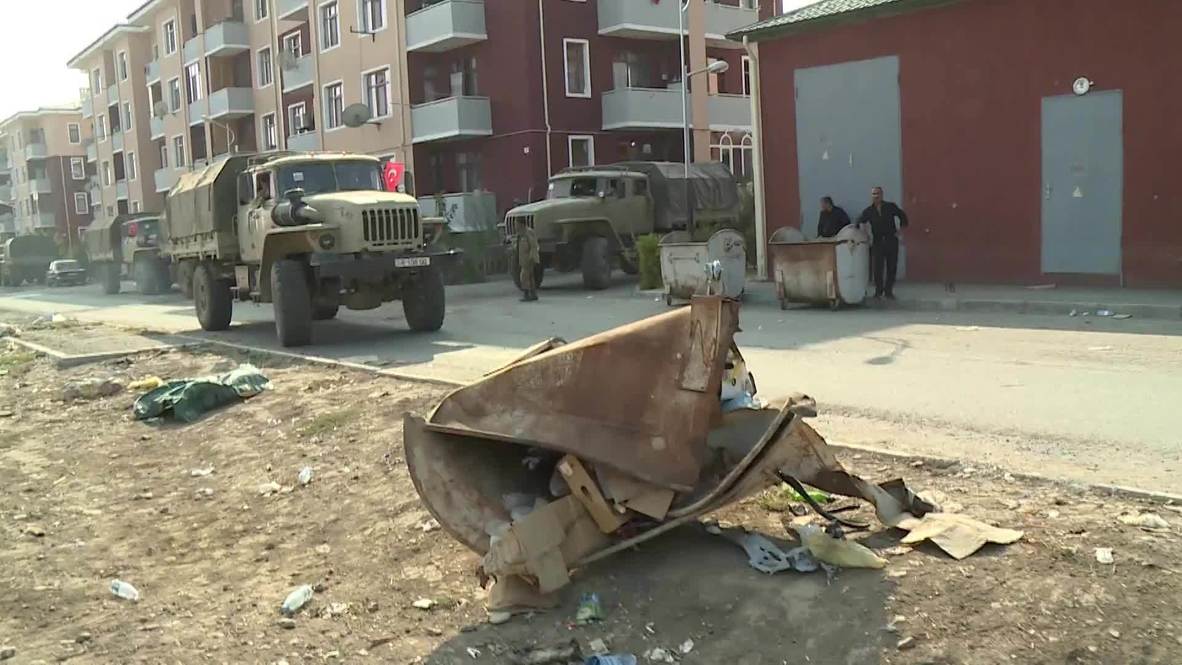 Azerbaijan: Locals in shelled Terter react to recent humanitarian truce with Armenia