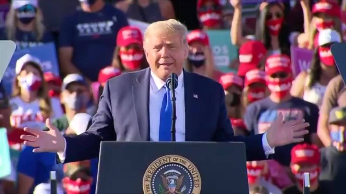 USA: COVID-19 vaccine 'coming out very soon' - Trump at Carson City rally