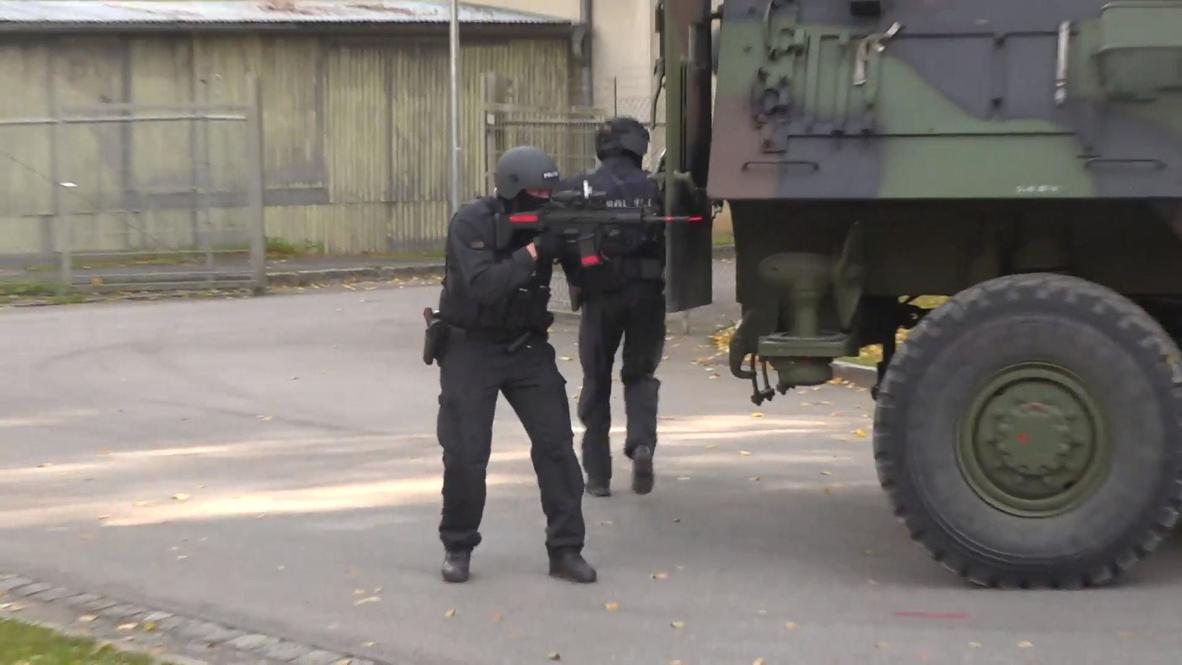 Alemania: La policía y las Fuerzas Armadas realizan ejercicios antiterroristas en Feldkirchen