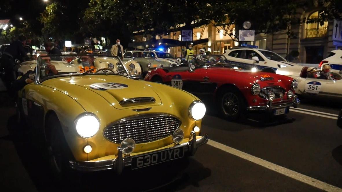 Italy: Historic Mille Miglia car race re-enactment reaches Rome
