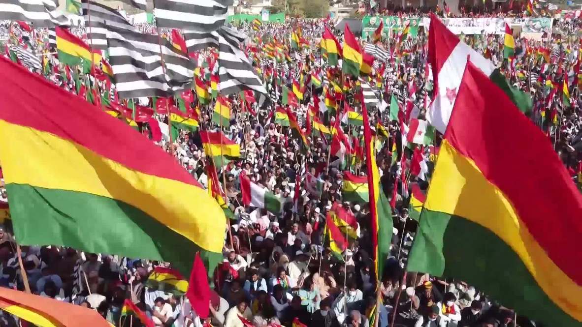 Pakistan: Thousands take part in opposition rally in Quetta