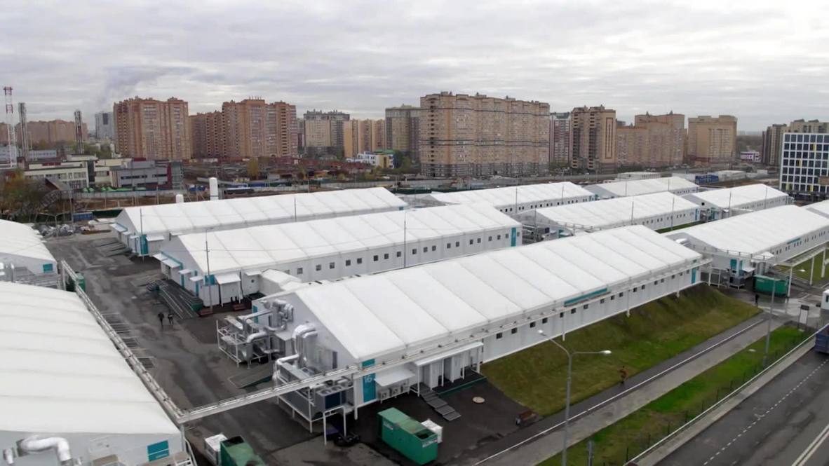 Россия: В Коммунарке открыли резервный госпиталь с реанимацией для больных коронавирусом