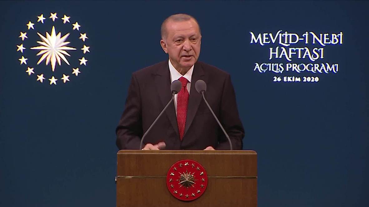 تركيا: أردوغان يدعو الأتراك لمقاطعة البضائع الفرنسية