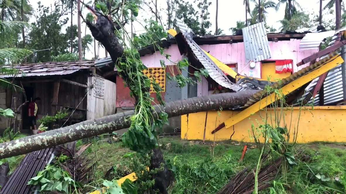 Philippines: Typhoon Quinta leaves trail of destruction as it makes landfall in San Andres