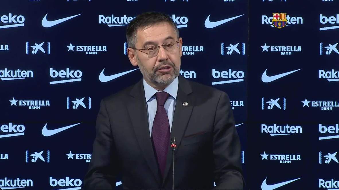 España: Josep María Bartomeu renuncia sorpresivamente a la presidencia del FC Barcelona