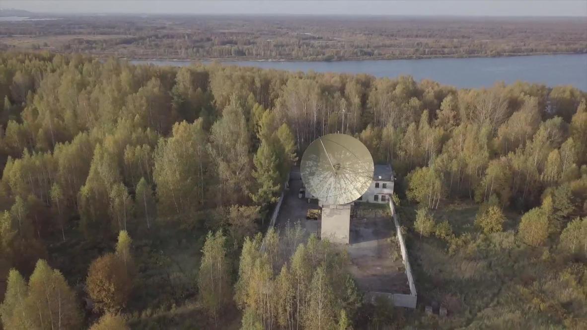 В поисках инопланетных цивилизаций. Закрытая радиоастрономическая станция "Зименки" на кадрах с дрона