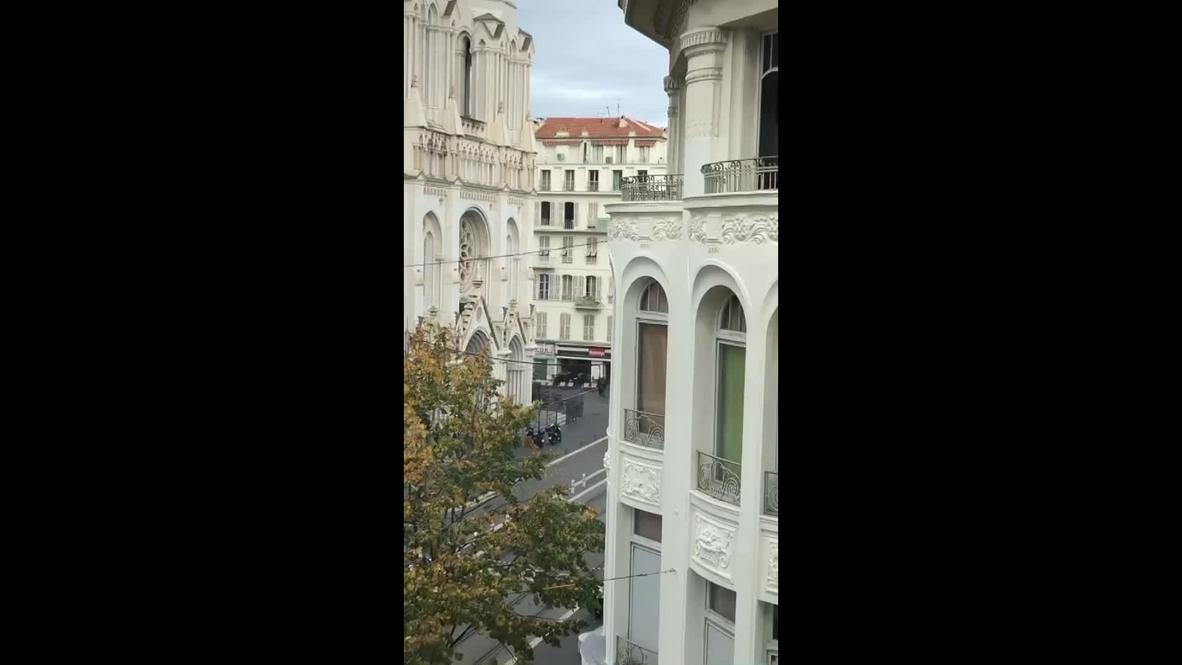 France: Police swarm church following death of three in Nice knife attack
