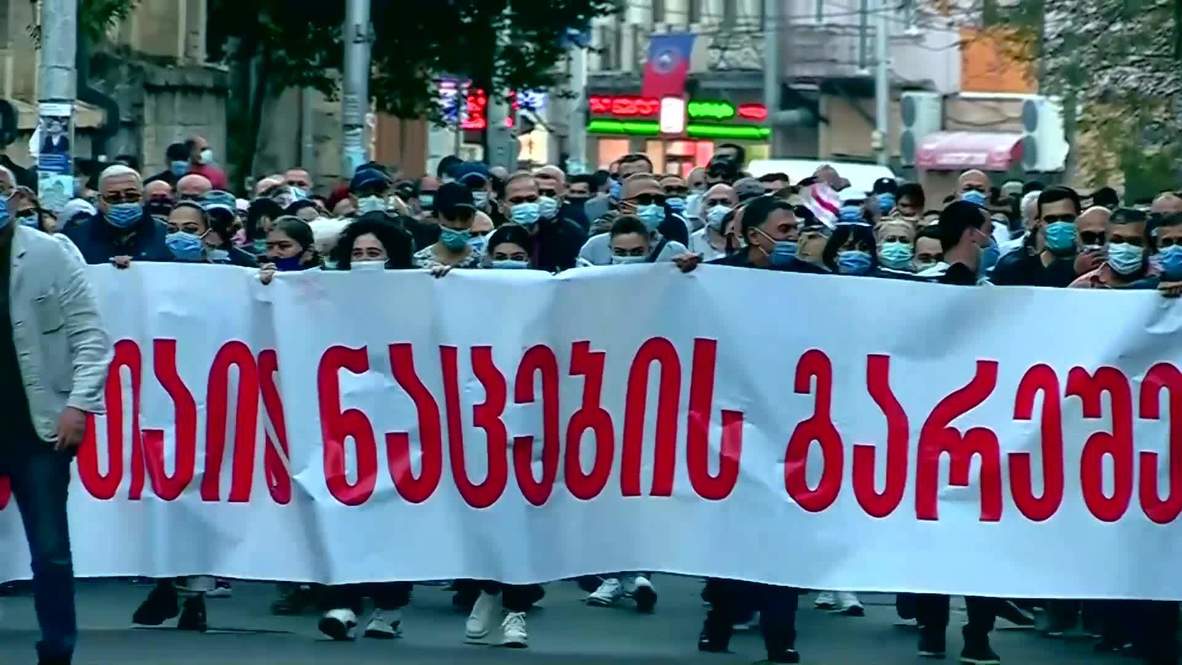 Georgia: Thousands attend pre-election rallies in Tbilisi and Kutaisi