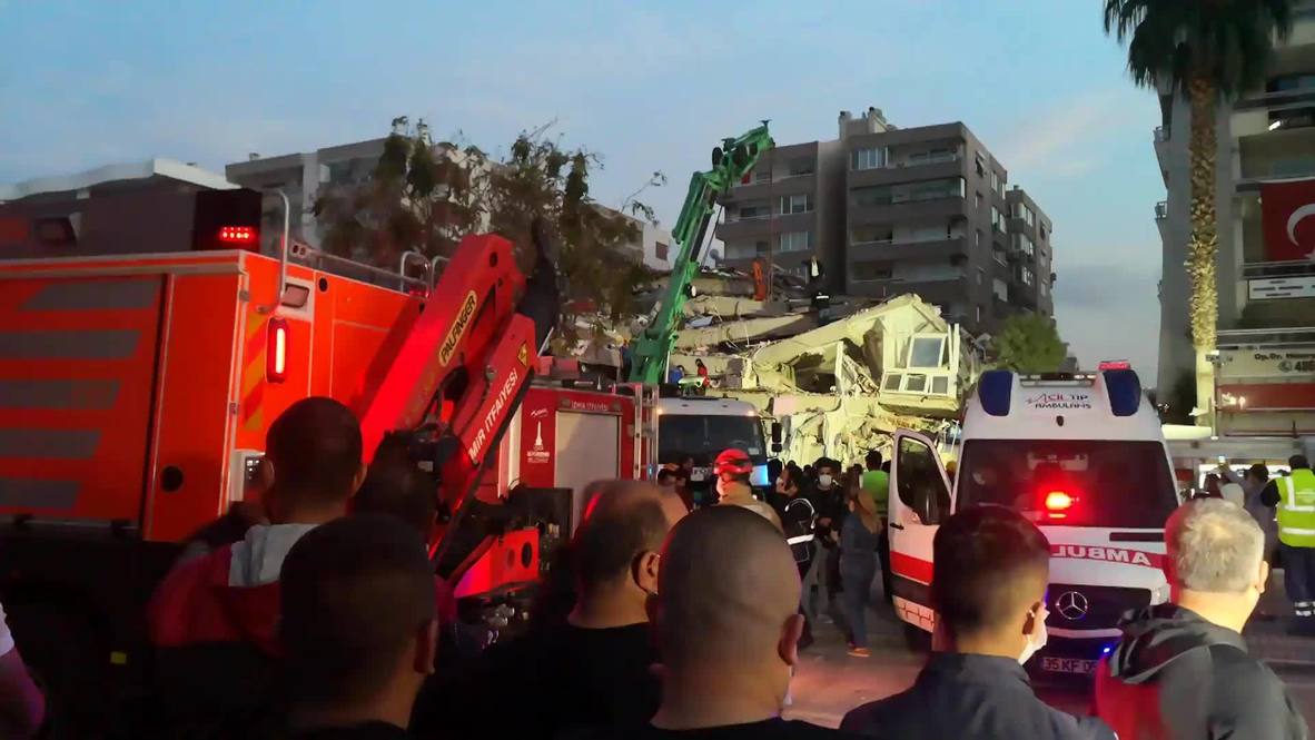 Turkey: Rescue efforts underway after deadly earthquake hits Bayrakli