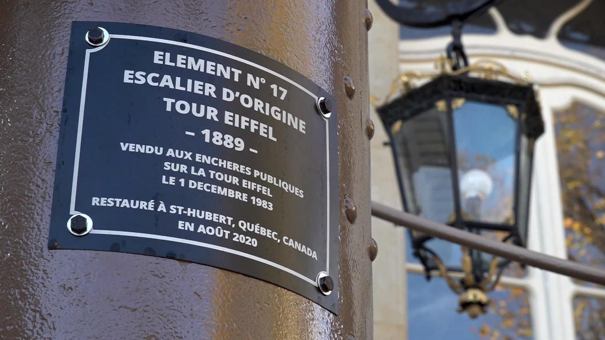Staircase section from Paris’s iconic Eiffel Tower to go up for auction
