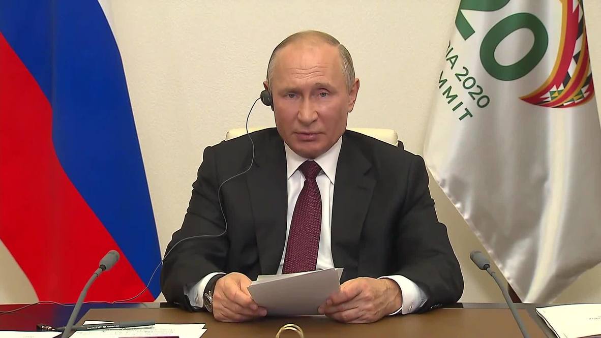 Rusia: Putin dice que Moscú está lista para proporcionar la vacuna a todos los países en la cumbre del G20