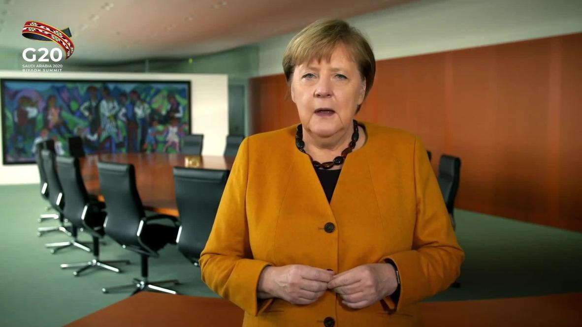 Germany: Merkel appeals for 'global efforts' to tackle COVID-19