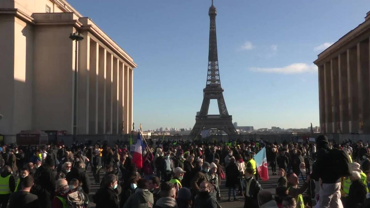 France: Protesters condemn 'global security' bill as thousands rally in Paris