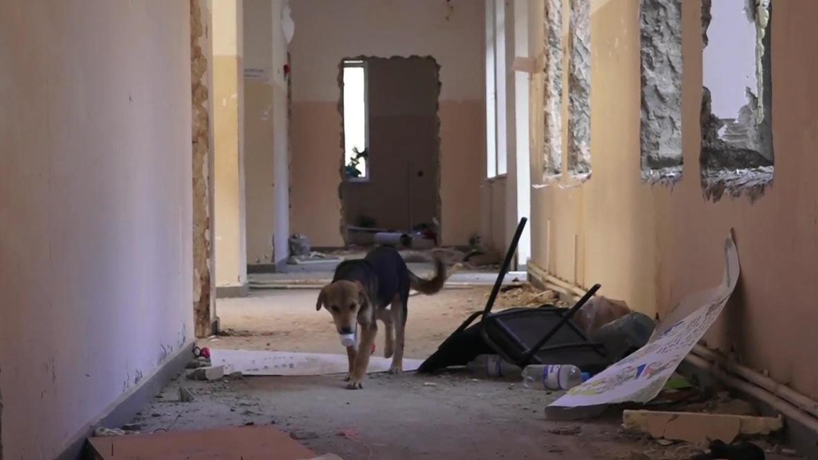 Azerbaijan: Youth centre in Kalbajar collects teaching materials abandoned by Armenian pupils