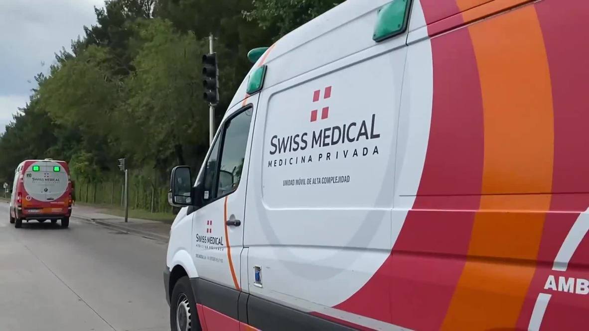 Argentina: Ambulances on the move in Tigre after Maradona's death