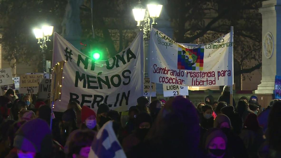 Germany: Protesters take to Berlin streets to condemn violence against women