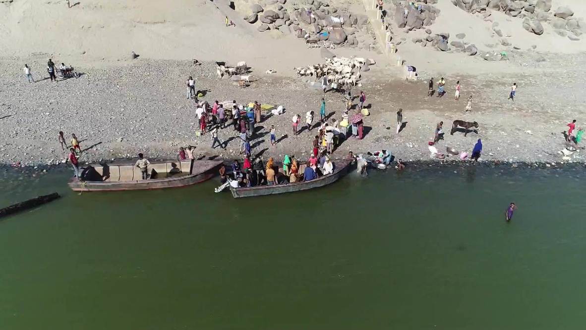 السودان: الإثيوبيون الفارون من صراع تيغراي يعبرون نهر تيكيزي
