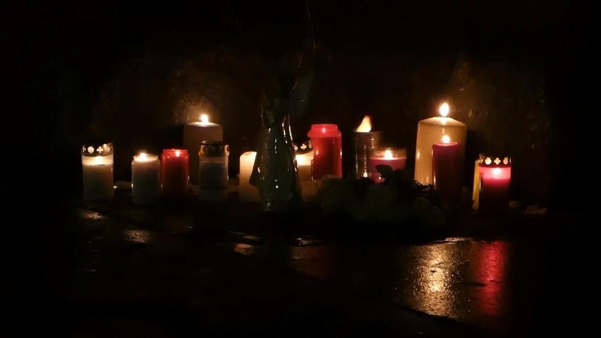 Germany: Candles lit at Trier's Porta Nigra after car ramming leaves 5 dead