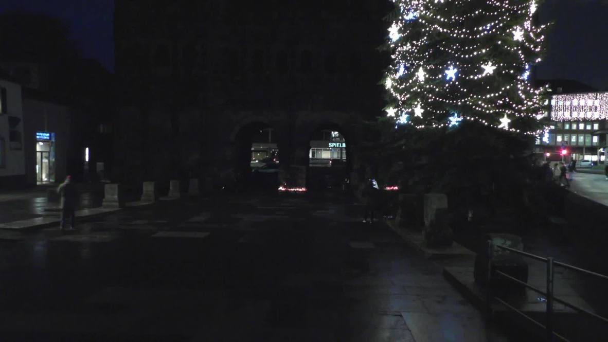 Germany: Trier residents leave candles after driver kills at least five