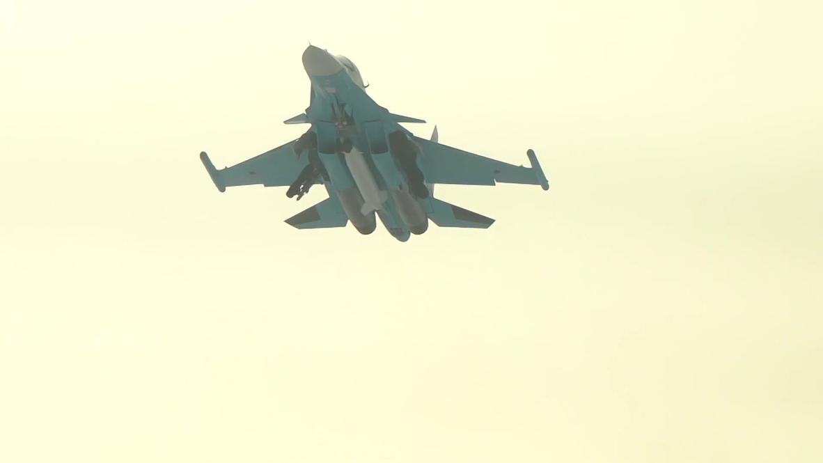 Россия: Модернизированный истребитель Су-34 передан Минобороны