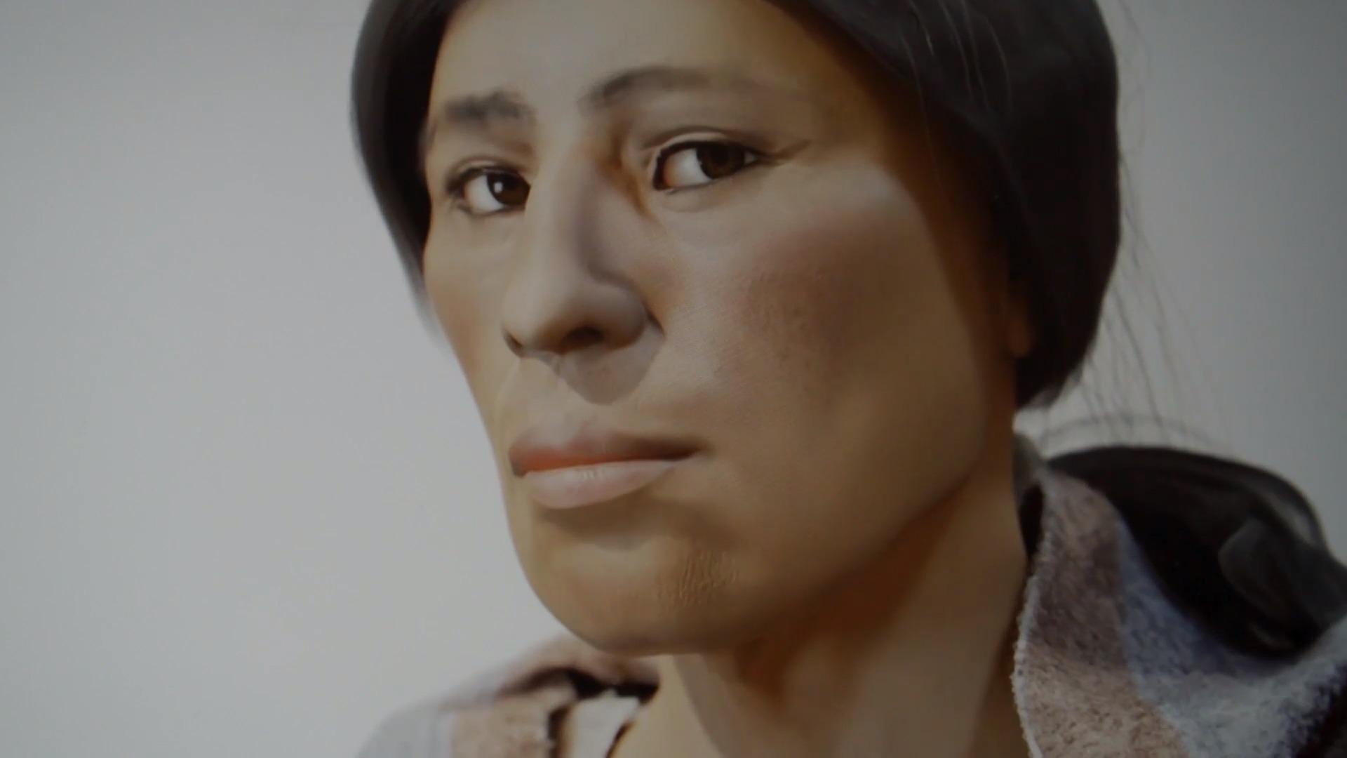 Peru Archaeologists reconstruct image of young woman who lived 600