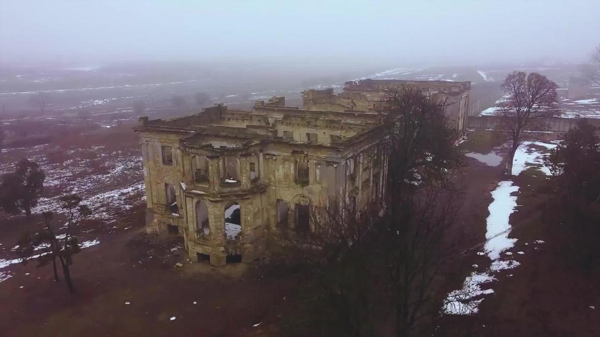 Wolf’s Lair: Abandoned mansion of Freud’s patient captured in drone footage in Ukraine