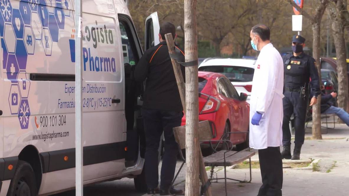 España: Las vacunas contra el covid-19 llegan a las residencias de ancianos de Madrid