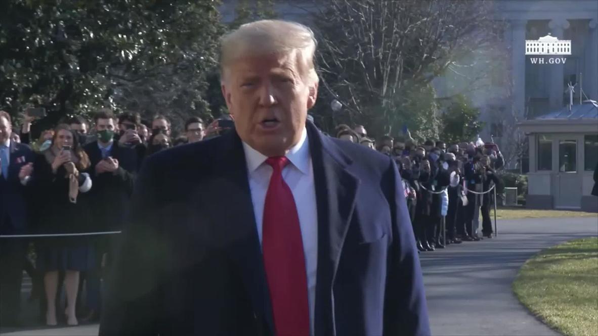 USA: Trump says impeachment is ‘greatest witch hunt in history of politics’