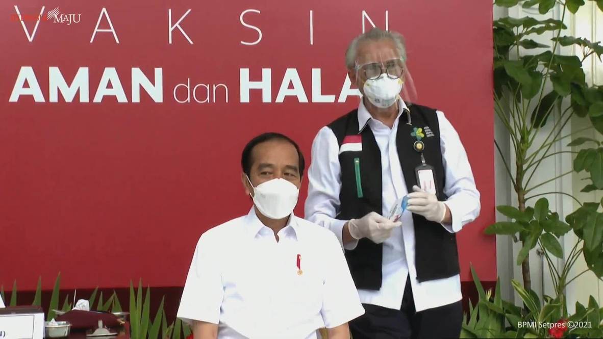 Indonesia: President Widodo gets first jab in country to launch mass COVID-19 vaccination campaign