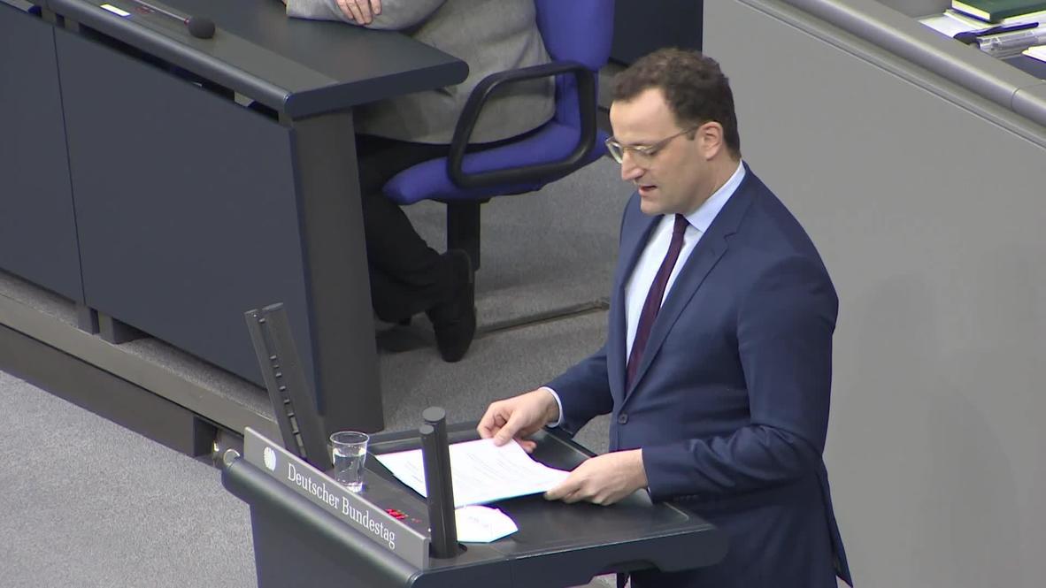 Germany: 'We're in one of the hardest phases of pandemic' - Spahn