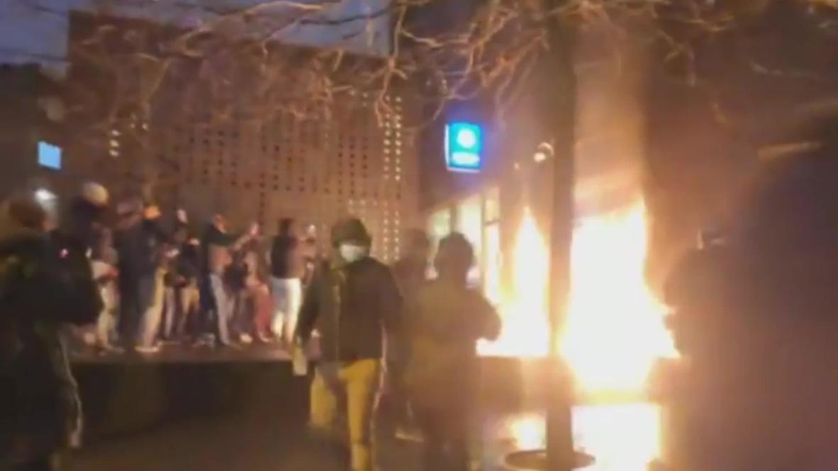 Belgium: Brussels police station set on fire amid protest over death of Black man