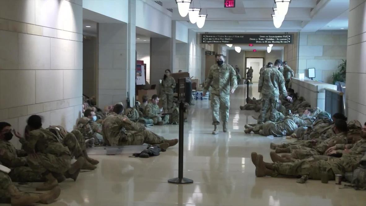 الولايات المتحدة الأمريكية: نشر قوات الحرس الوطني في مبنى الكابيتول لتأمين تنصيب بايدن رئيسا
