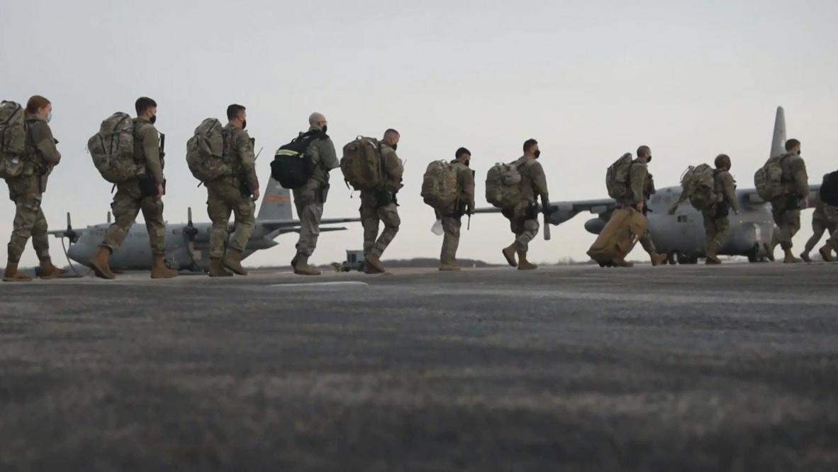 USA: Illinois National Guard flies to DC ahead of inauguration